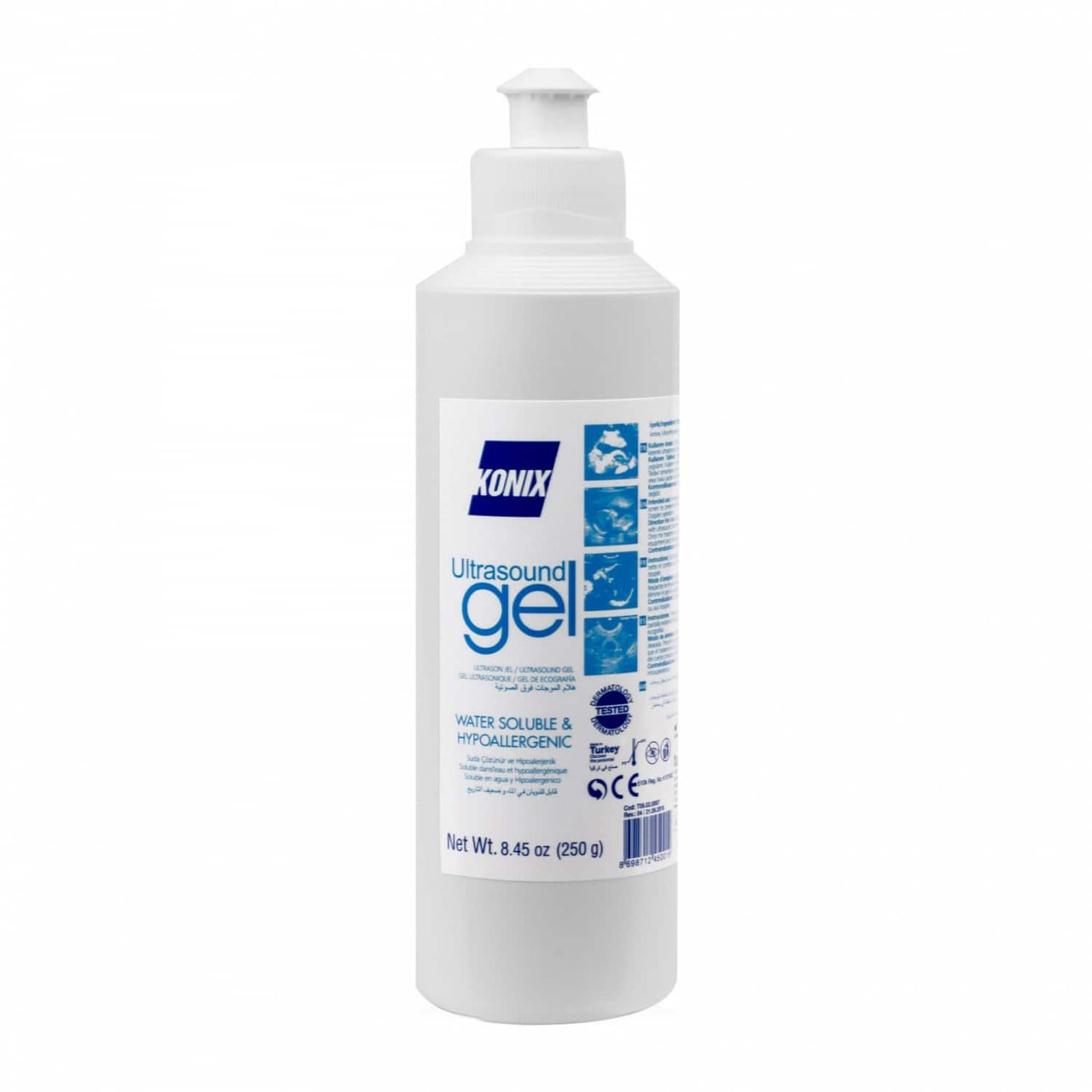 Konix Ultrasound Gel Clear   Colourless Contact Gel For Ultrasound Examinations