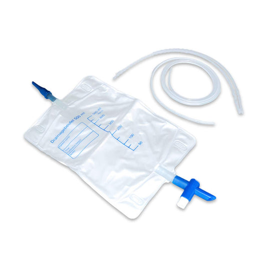Soft Drains With Non-Return Valve   Tube And X-Ray Contrast Strip
