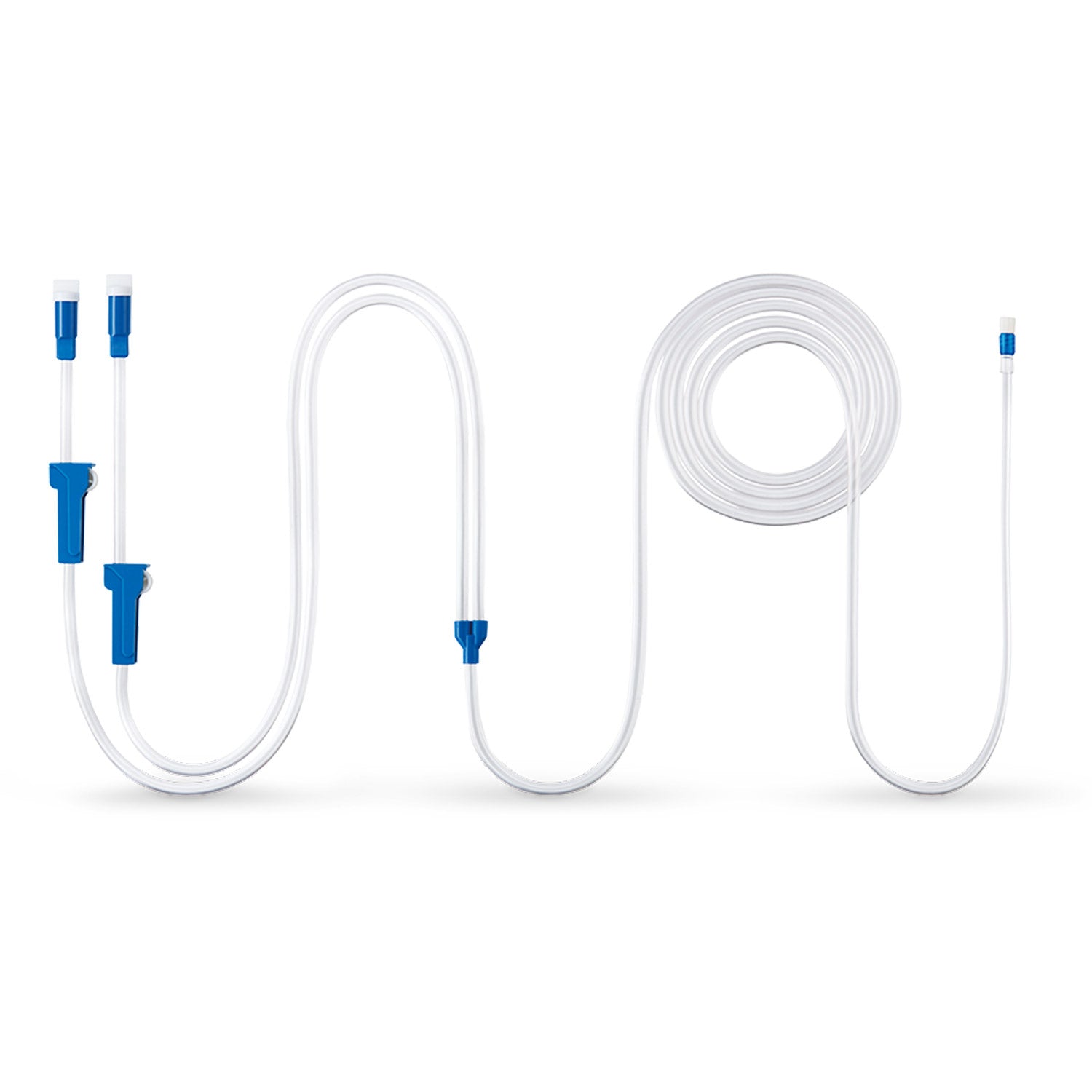 Bifurcated Fluid Transfer Set Available In Different Variants