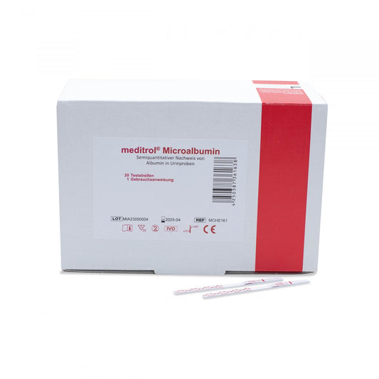 Meditrol® Microalbumin Test Strips For The Semi-Quantitative Detection Of Albumin In Urine