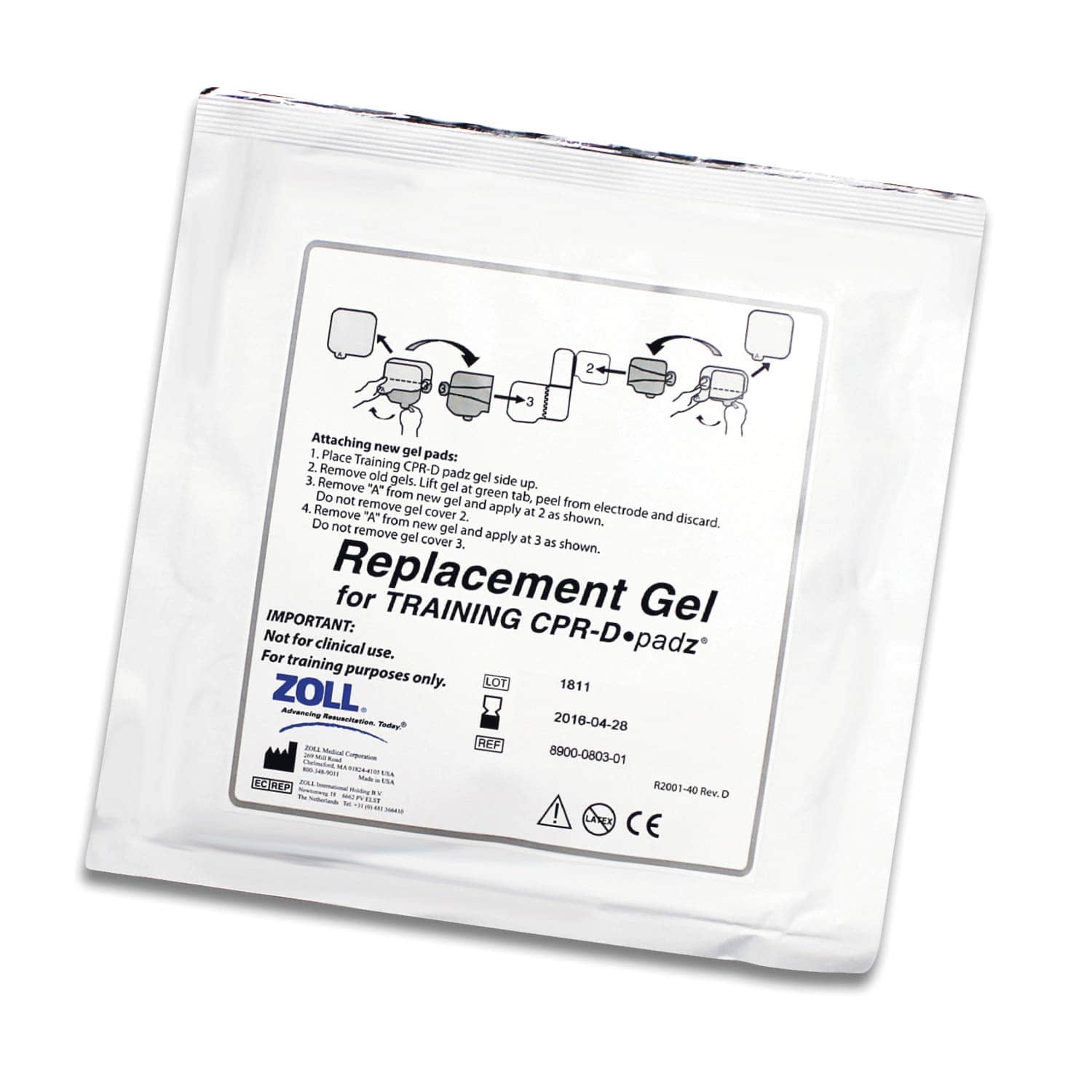 Cpr-D Padz® Replacement Gel Pads For Cpr-D Padz® Training Electrodes