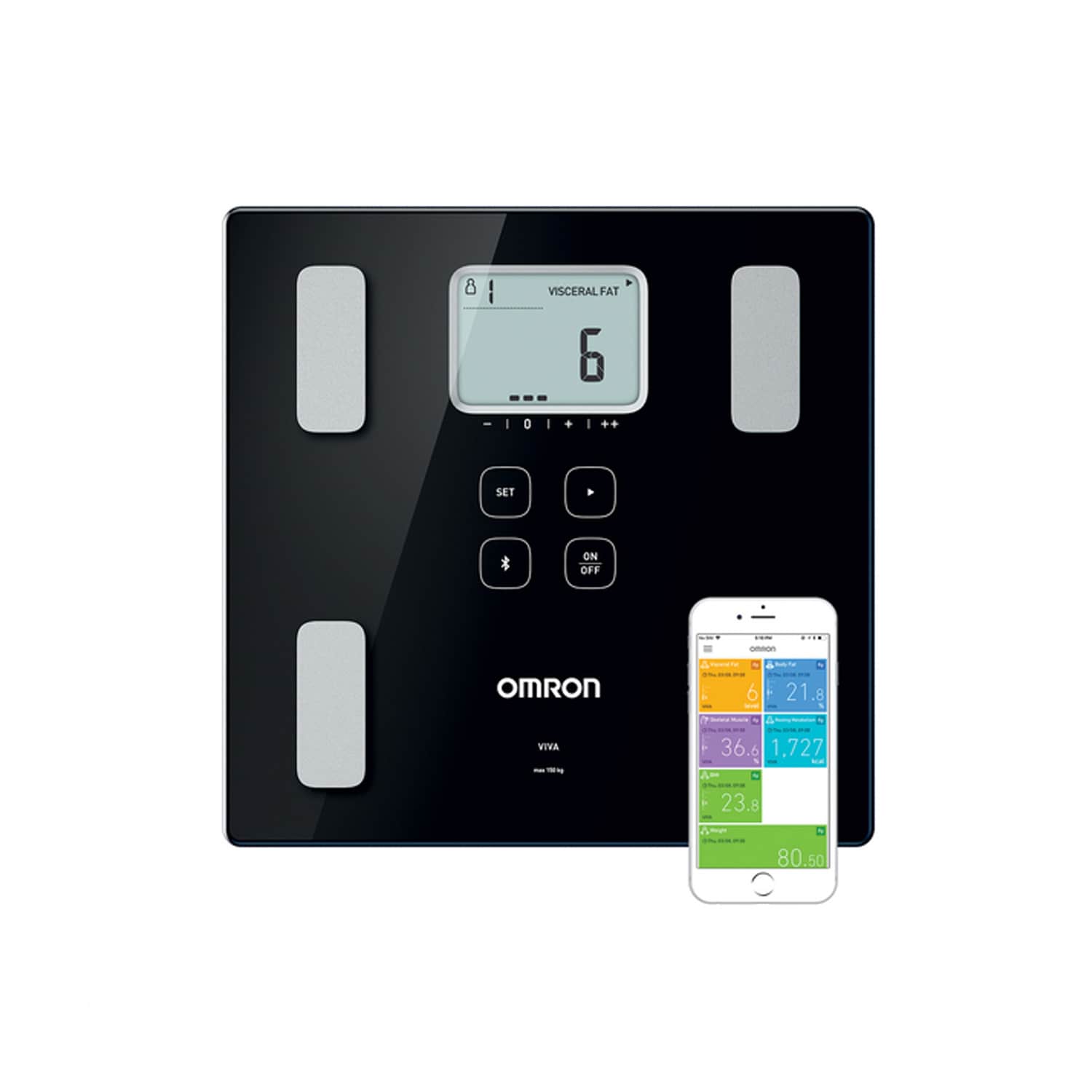 Omron Viva Smart Scale   Compatible With The Omron Connect App