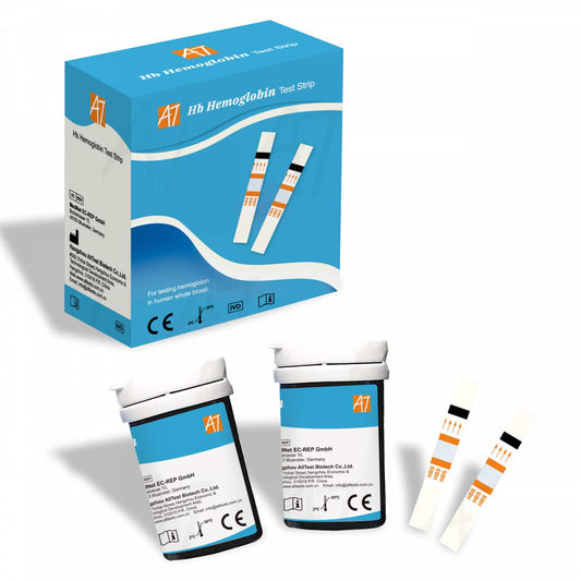 Haemoglobin Test Strips For Reliable Determination Of Hb And Hct Values With The Ahr 100 Hb Test Meter