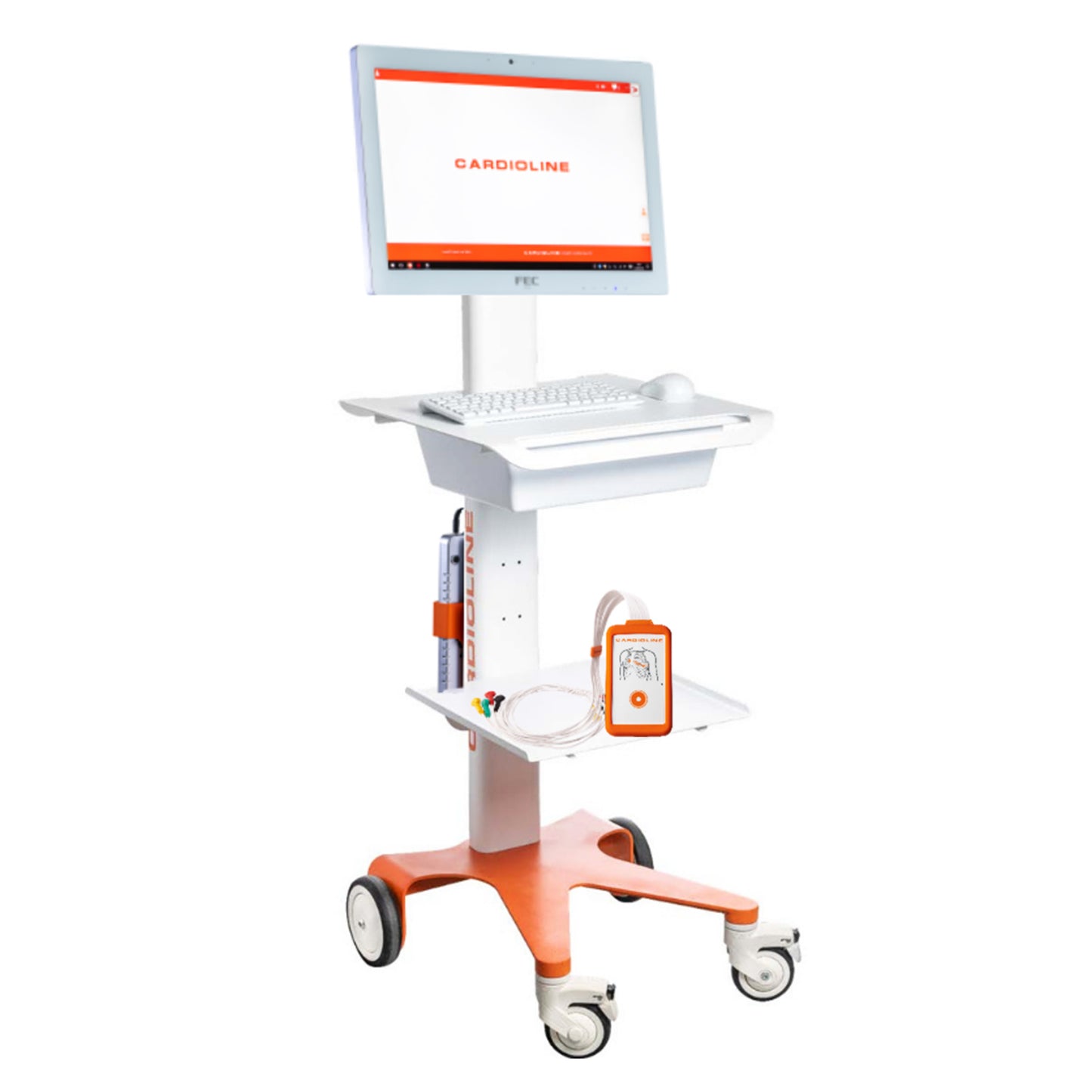 Touchecg System Including Recording Unit   Trolley And Pc With Keyboard