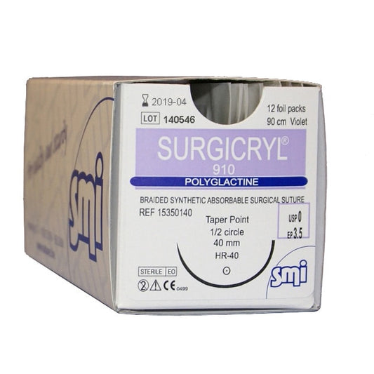 Surgicryl 910 Resorbable Suture | Monofilament   Braided   Coated