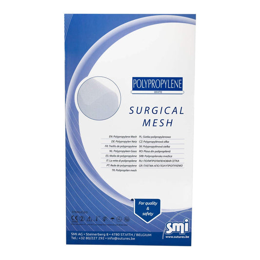 Polypropylene Surgical Mesh From Smi To Support Weakened Or Damaged Tissue.