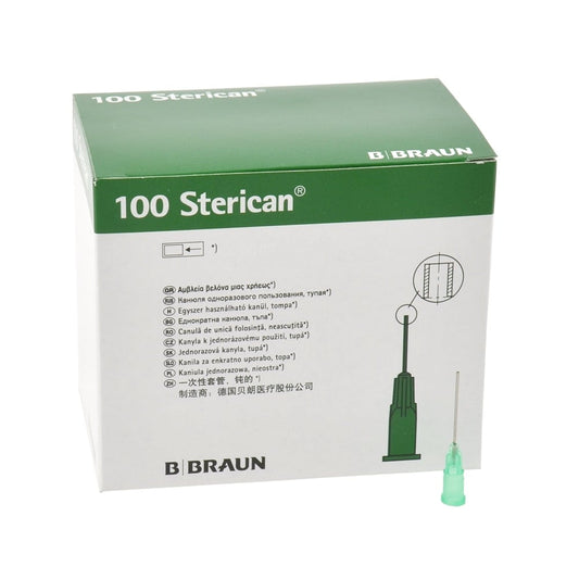 Sterican Blunt Dental Needles   Individually Sterile Packed   1 Pack With 100 Pcs.