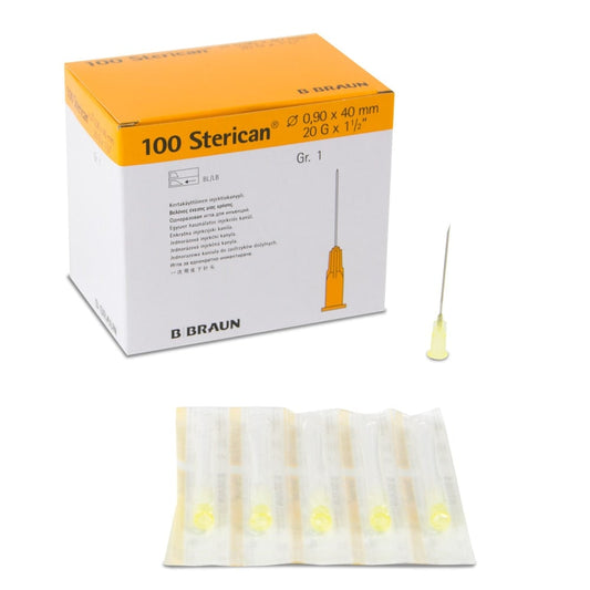 Sterican Cannulas With Colour-Coded Luer Lock Connector   Size 1: 0.90 X 40 Mm Yellow