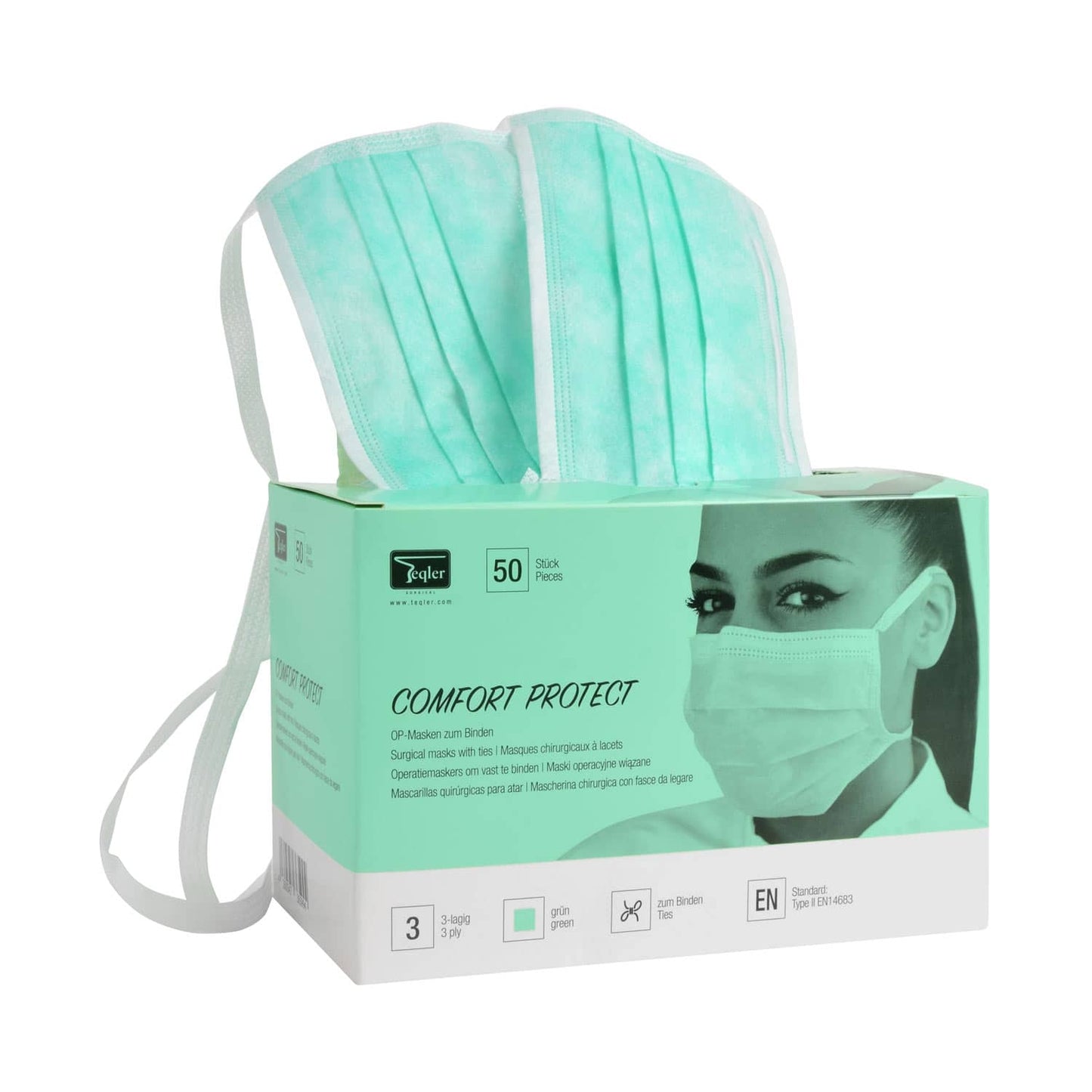 Surgical Face Masks With 98 % Bacteria Filtering Capacity