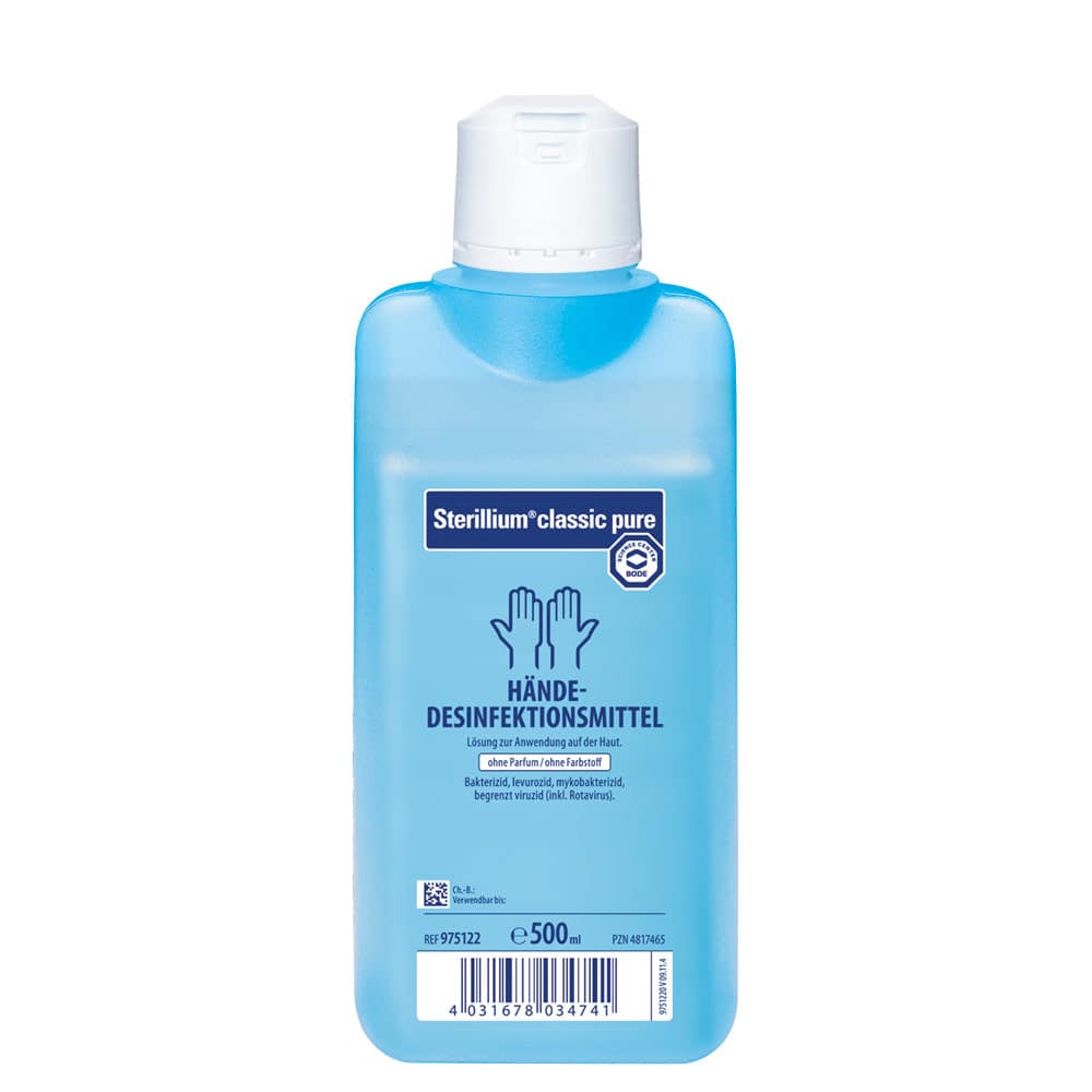 Sterillium Classic Pure Hand Disinfectant With High Remanence Effect