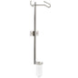 Wall-Mounted Infusion Holder With Plastic Drip Glass And Mounting Accessories