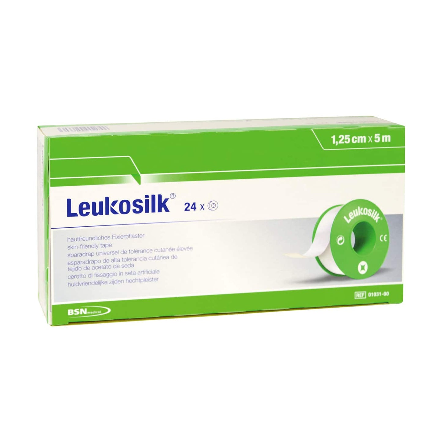 Leukosilk Adhesive Tape For Sensitive Skin   With High Tensile Strength