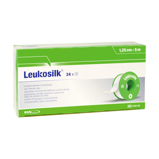 Leukosilk Adhesive Tape For Sensitive Skin   With High Tensile Strength