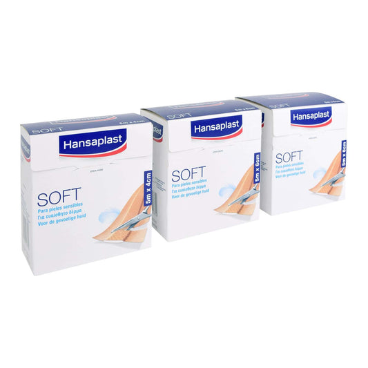 The Hansaplast Soft Adhesive Plasters Are Available In Different Sizes