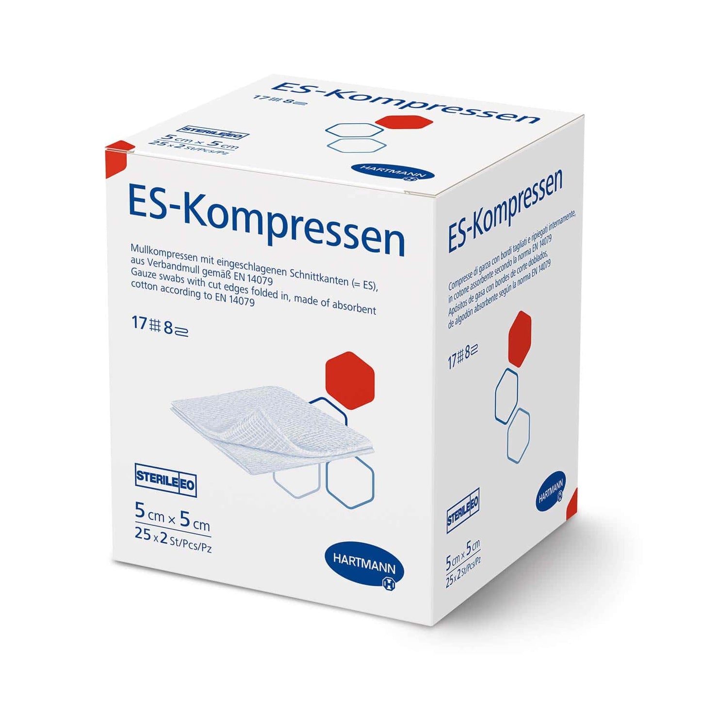 Es Compresses From Hartmann Made Of Gauze With Good Absorbency