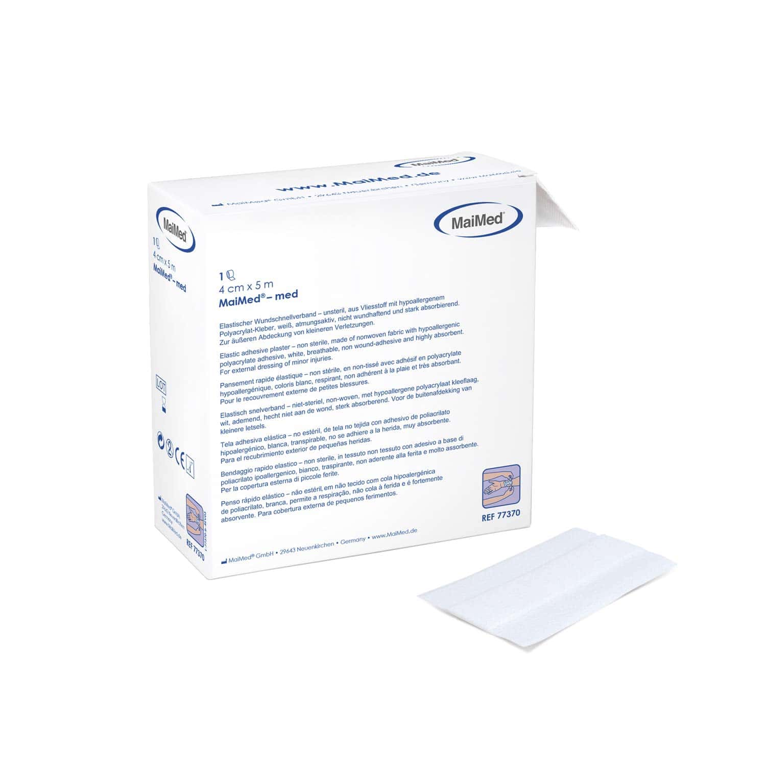 Maimed-Med – Hypoallergenic And Highly Absorbent Adhesive Plaster Roll 