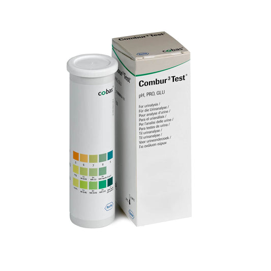 Roche Combur 3 Test | Urinalysis Strips For Ph   Glucose And Protein