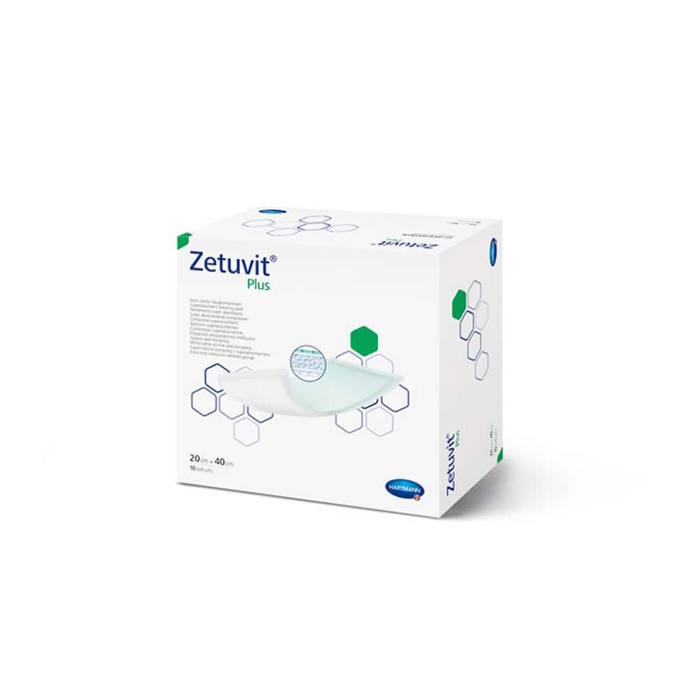 Zetuvit Plus   Sterile Absorbent Compresses For Heavily Secreting Wounds