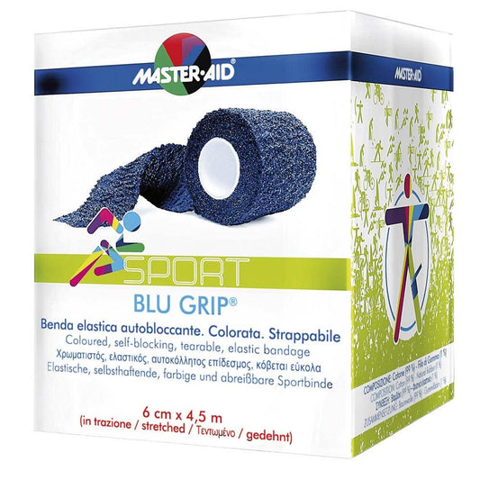 Blu Grip Sports Bandage | Elastic Cohesive Bandage   4.5 Metres Long