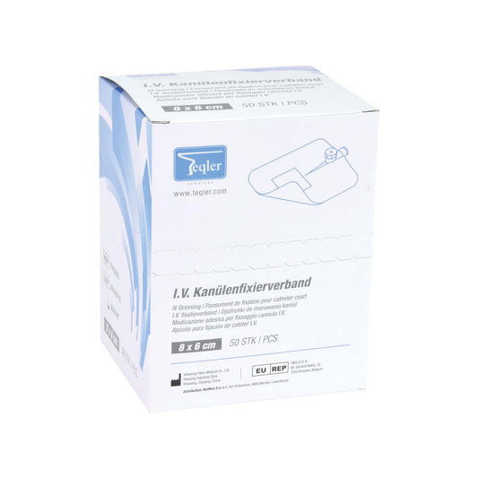 Teqler Cannula Plaster For Fixation Of Iv Catheters