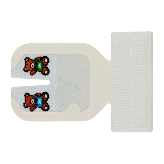 Transparent Tegaderm I.V. Paediatric  Securement Dressing With Bear Design