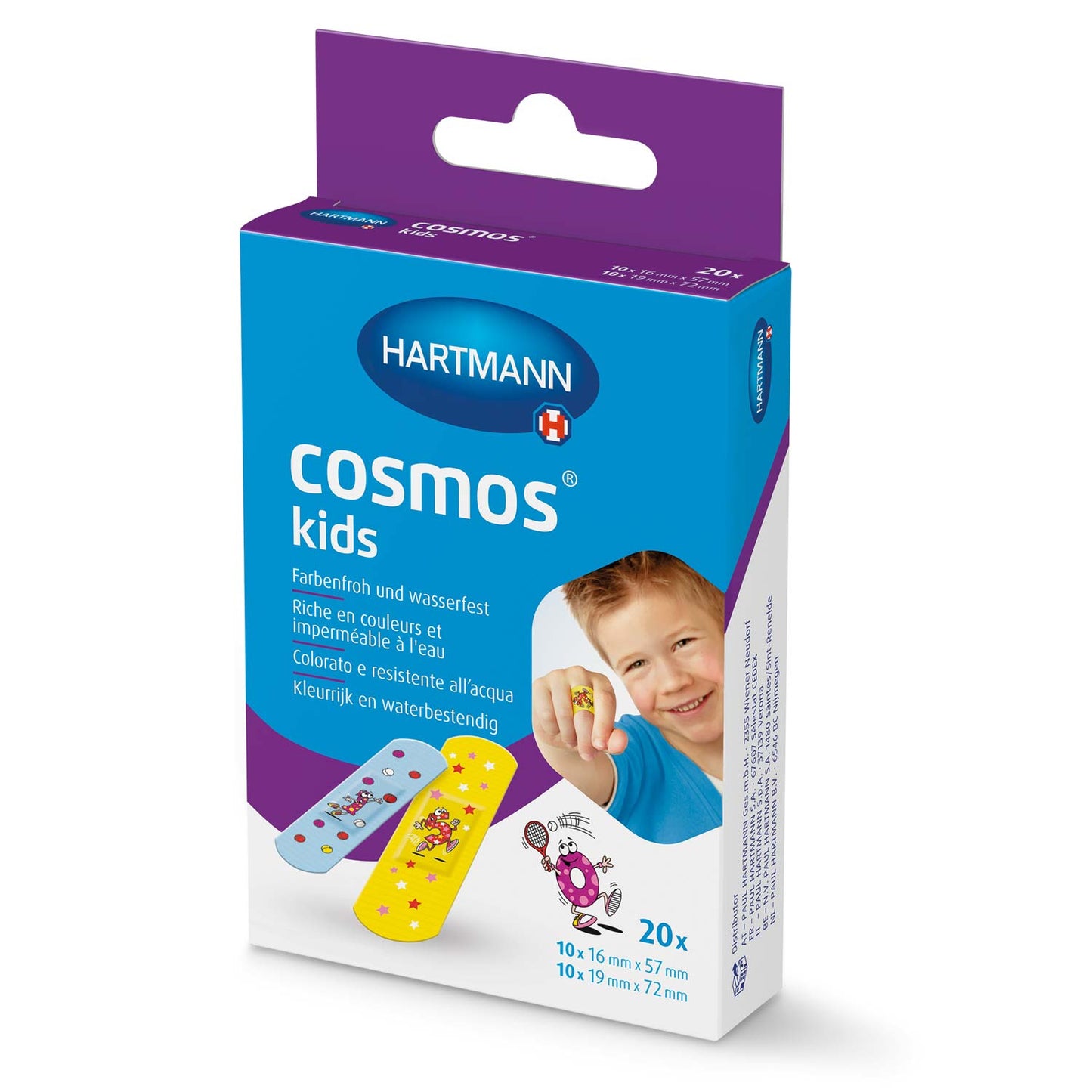 Cosmos Kids Children'S Plaster With Colourful Motif Print