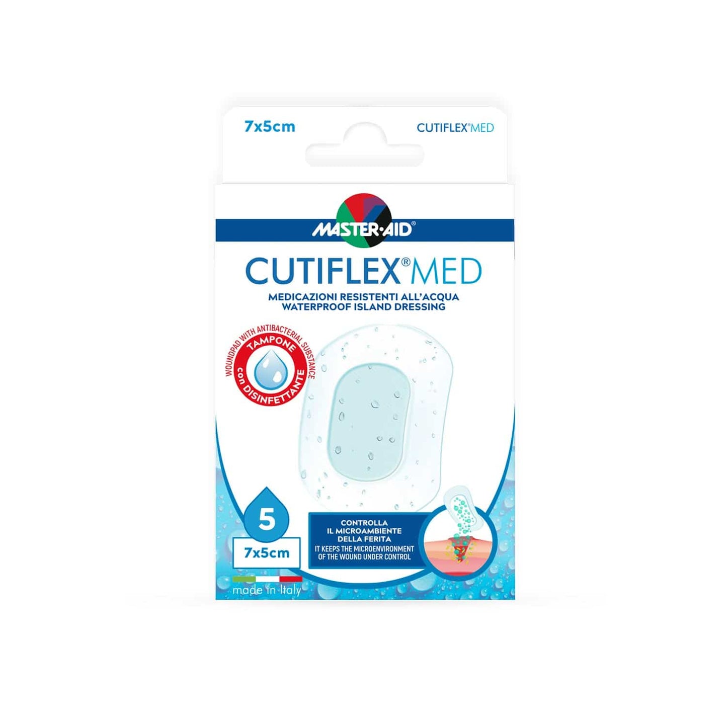Waterproof Cutiflex® Med Shower Plasters For Germ-Proof Protection Of Wounds