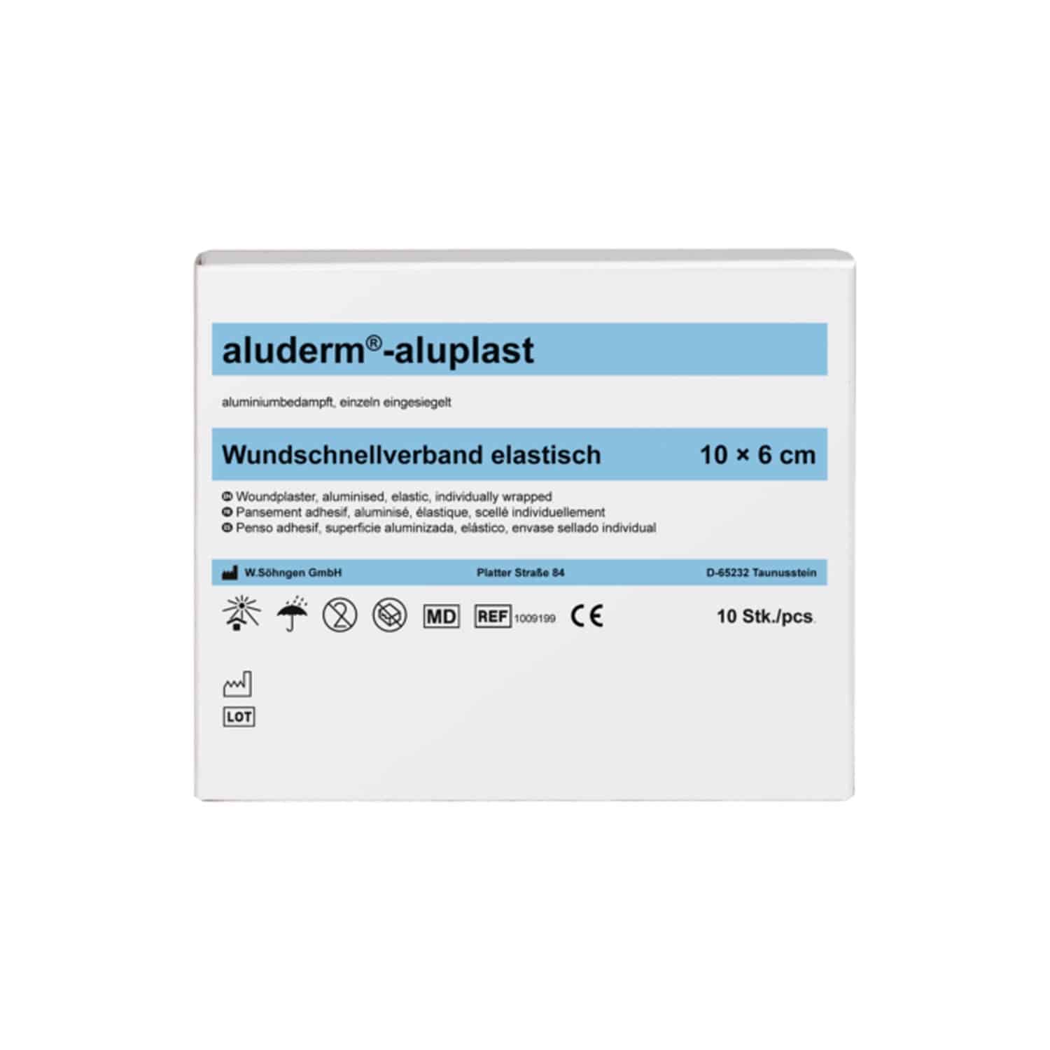 Aluderm®-Aluplast Wound Plaster With Aluminium Vapourised Aluderm® Wound Pad