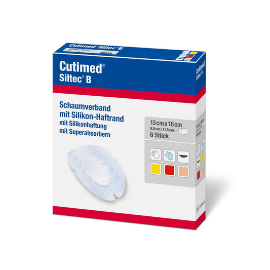 Cutimed® Siltec® B Especially For Areas Of The Body That Are Difficult To Care For