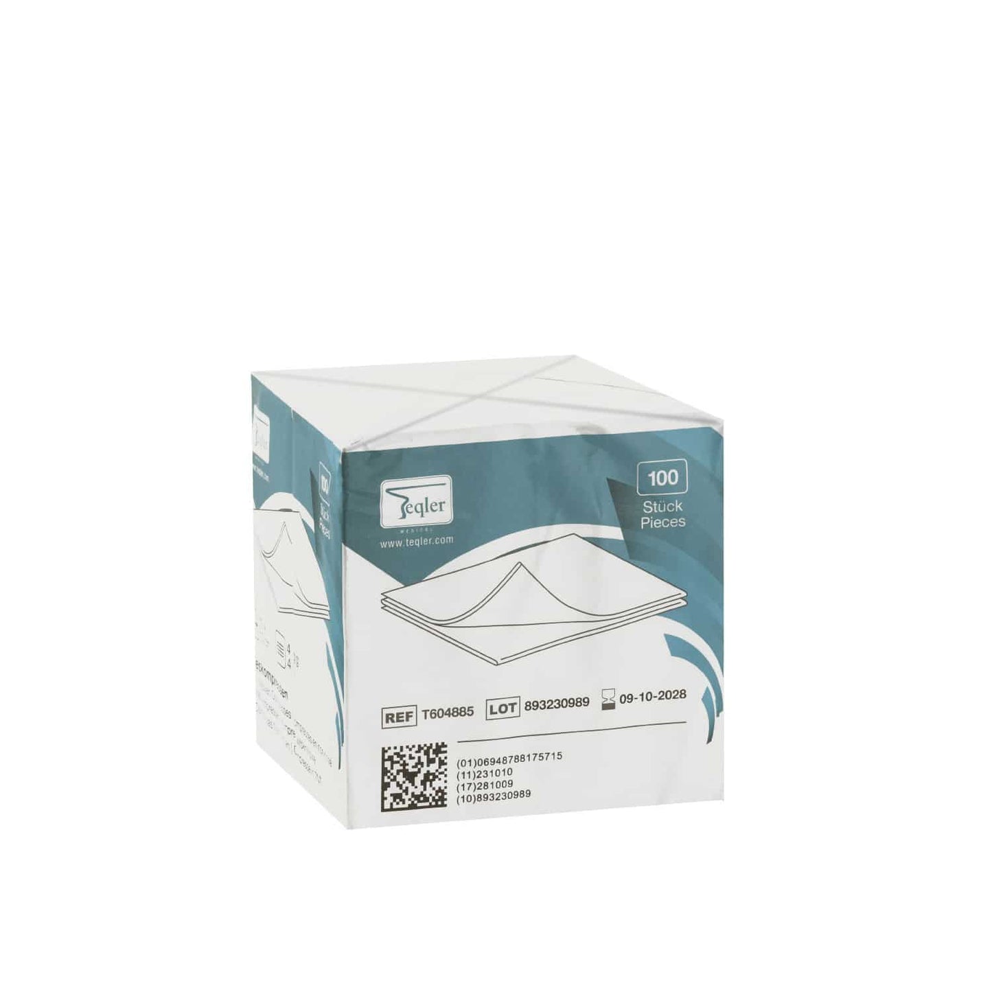 Teqler Non-Woven Compresses For Gentle Wound Cleansing