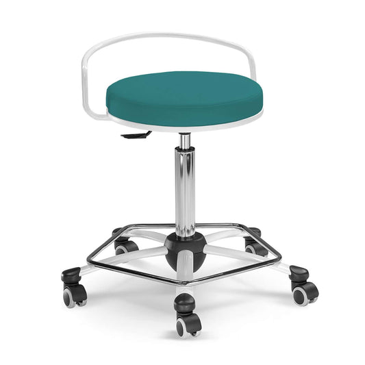 Medical Stool With Backrest Bar - Ergonomic And Modern Design  