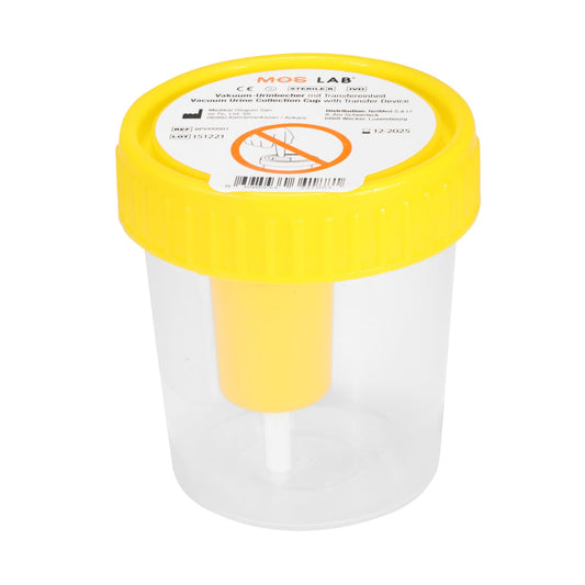 Urine Cup With Transfer System With Safety Seal