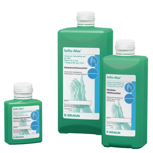 Softa-Man Hand Disinfection With Nourishing Substances Panthenol And Bisabolol
