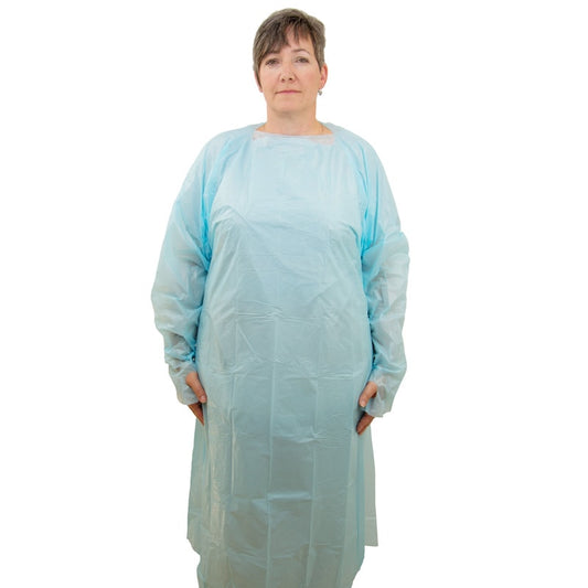 Waterproof Single-Use Aprons Made From Waterproof   Chlorinated Polyethylene