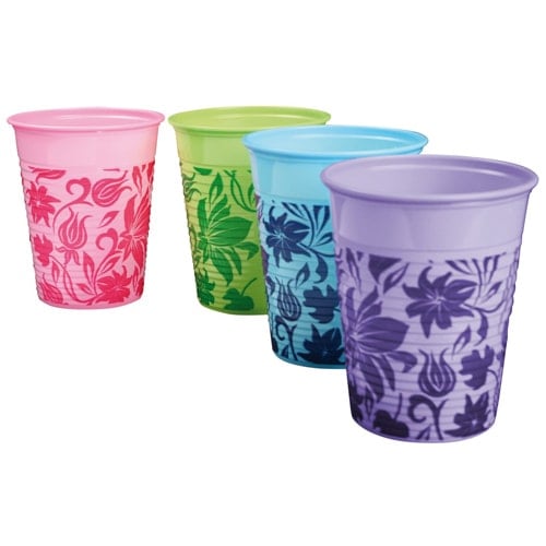 "Flower" Drinking Cup   Available In Various Colours