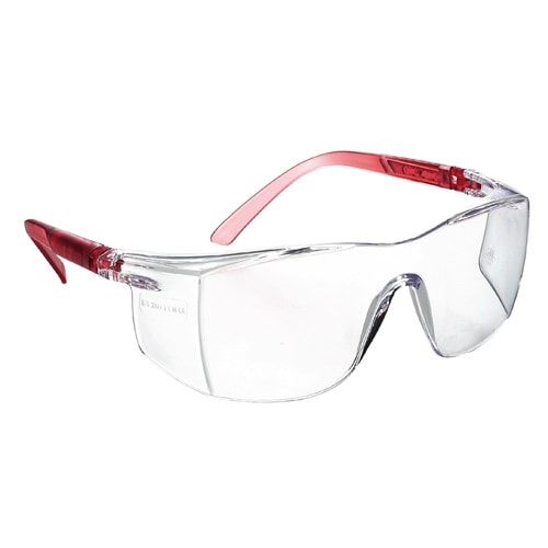 Safety Glasses With Length-Adjustable Temples