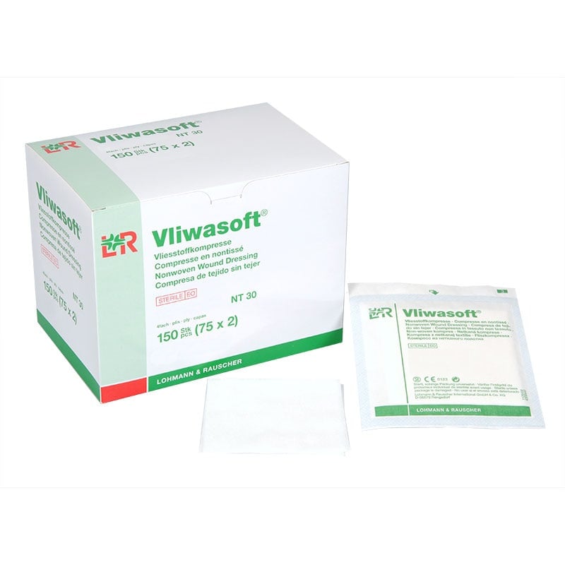 Vliwasoft Sterile Fleece Dressings For Exuding Wounds