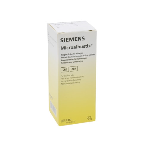 Urinalysis Strips From Siemens For Measuring Albumin And Creatinine Values