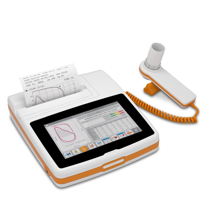 New Spirolab Desktop Spirometer Comes With Software And Carrying Case