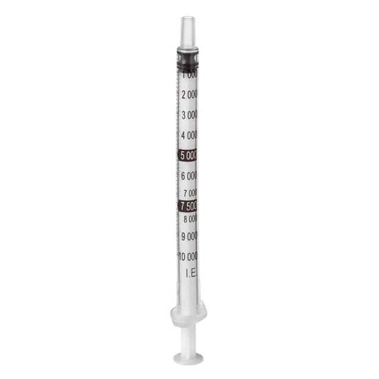 Omnifix H With Heparin Scaling. Fine Dosing Syringe With Plunger And Double Seal Ring 