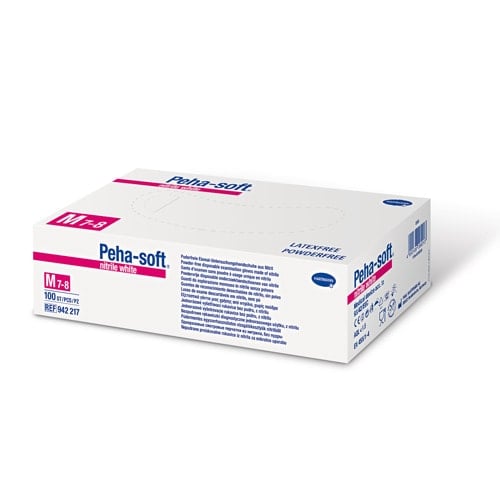 Peha-Soft Nitrile White   Latex And Powder-Free Nitrile Gloves