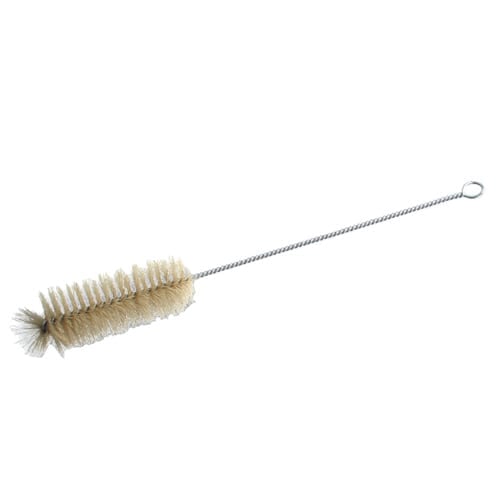 Test Tube Brush With Natural Bristles And Wire Handle