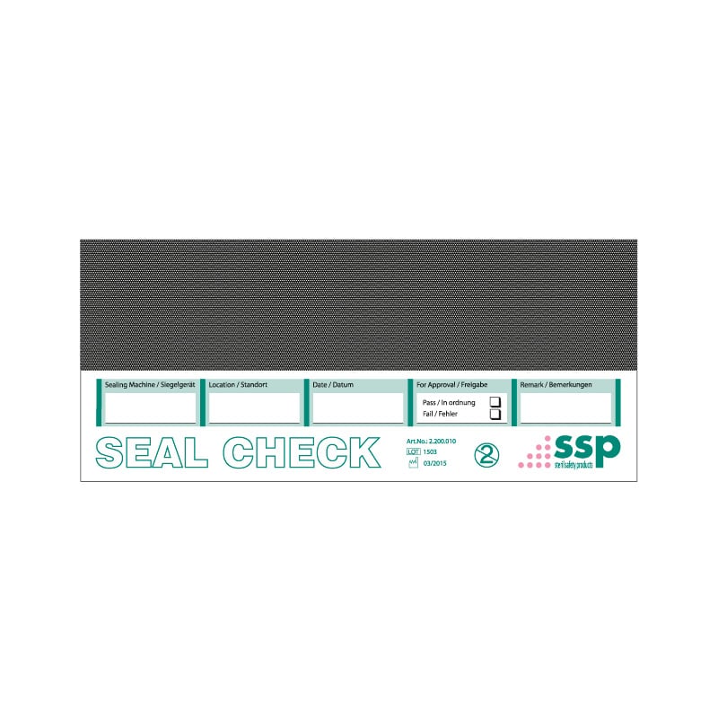 Seal Check For Regular Quality And Function Checks Of Bag Sealers