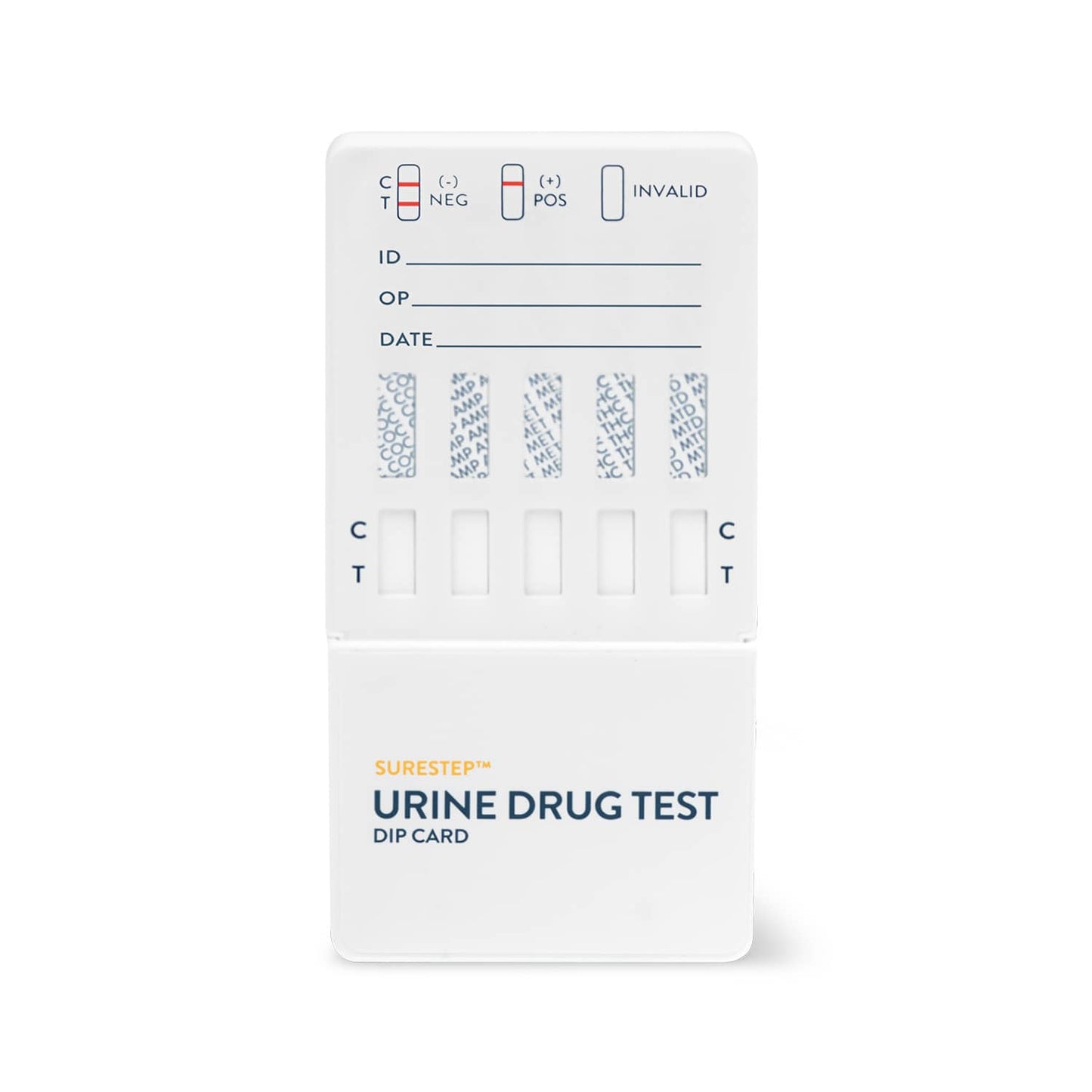 Surestep™ Urine Drug Test Dip Card (6) + Svt For The Qualitative Detection Of Multiple Drugs In Urine