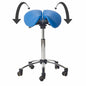 Saddle Stool With 2-Section   Inclination-Adjustable Seat Surface