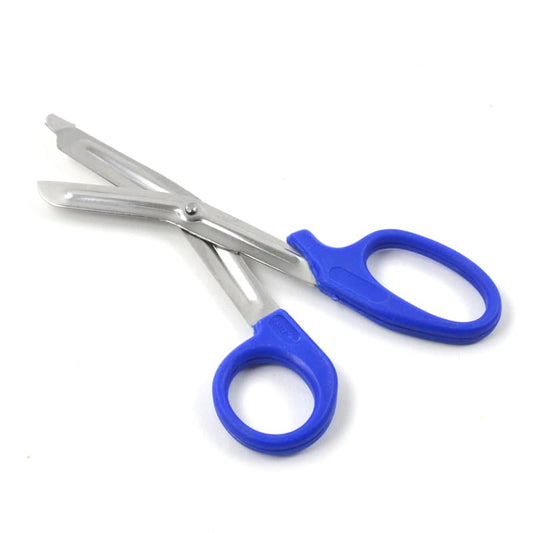 Stainless Steel Scissors With Plastic Finger Rings