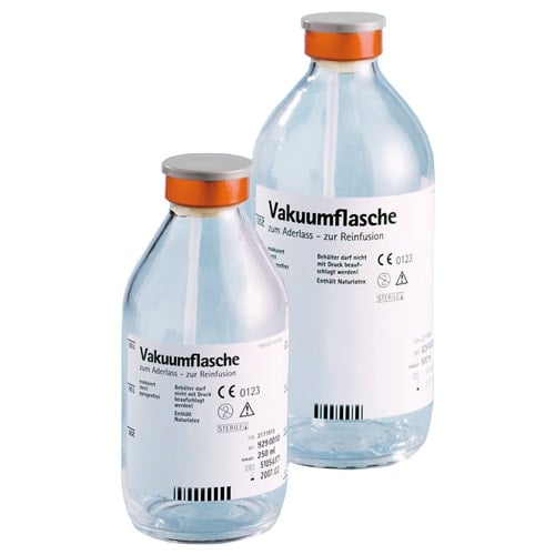 Vacuum Bottles For Tourniquets With Ventilation Tube And Hanging Clip