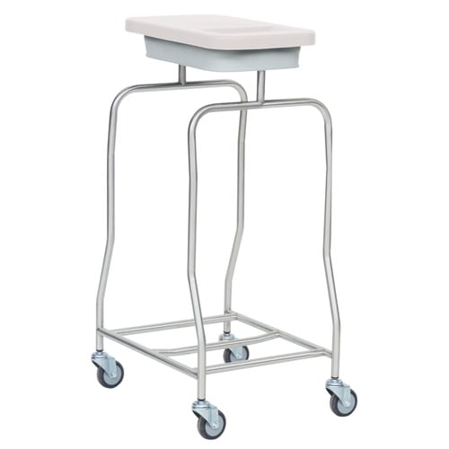 Hospital Laundry Trolley white